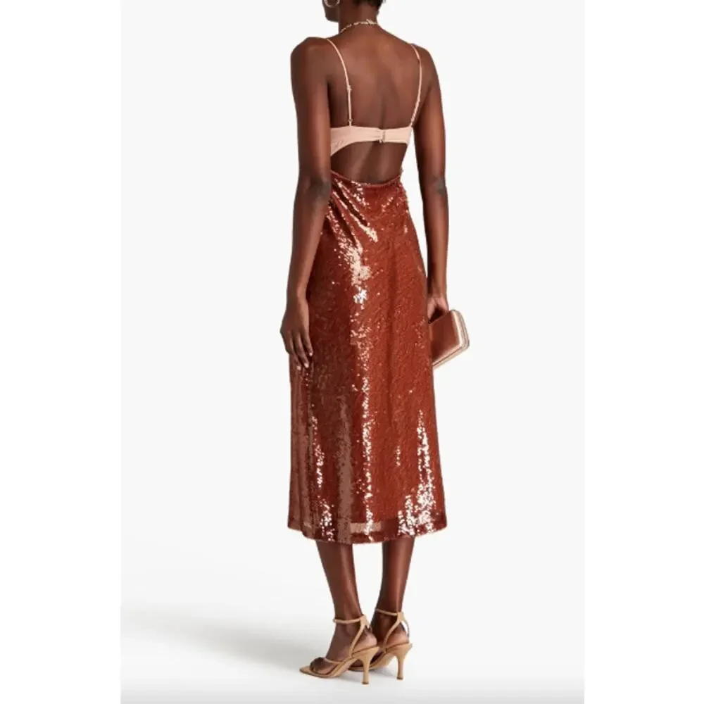 A.L.C. Gisele Sequin Midaxi Empire Dress